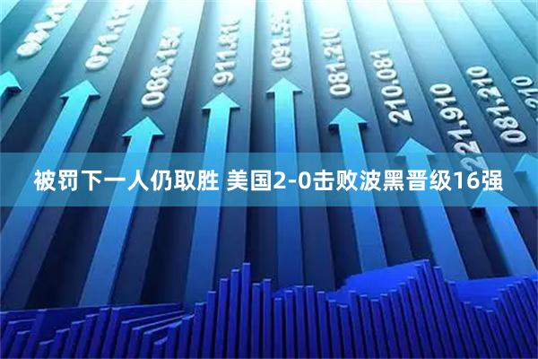 被罚下一人仍取胜 美国2-0击败波黑晋级16强