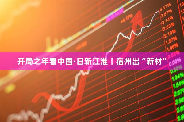 开局之年看中国·日新江淮丨宿州出“新材”
